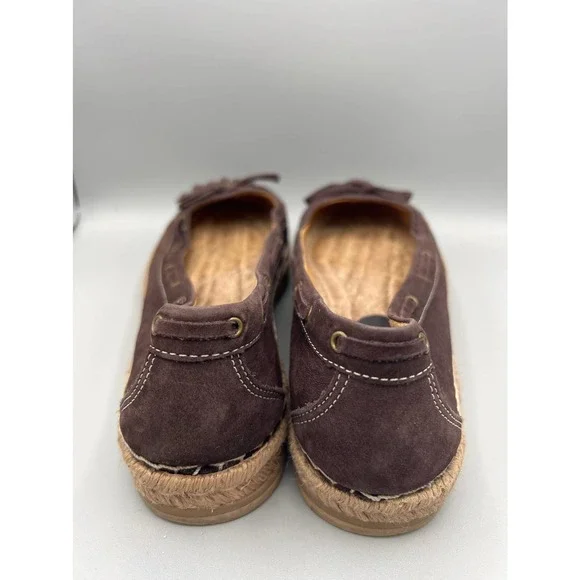 Michael Kors espadrilles leather flats Sz 7M - Picture 4 of 8